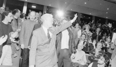 Loire. Il y a 30 ans, les candidats à la présidentielle en campagne à Saint-Étienne