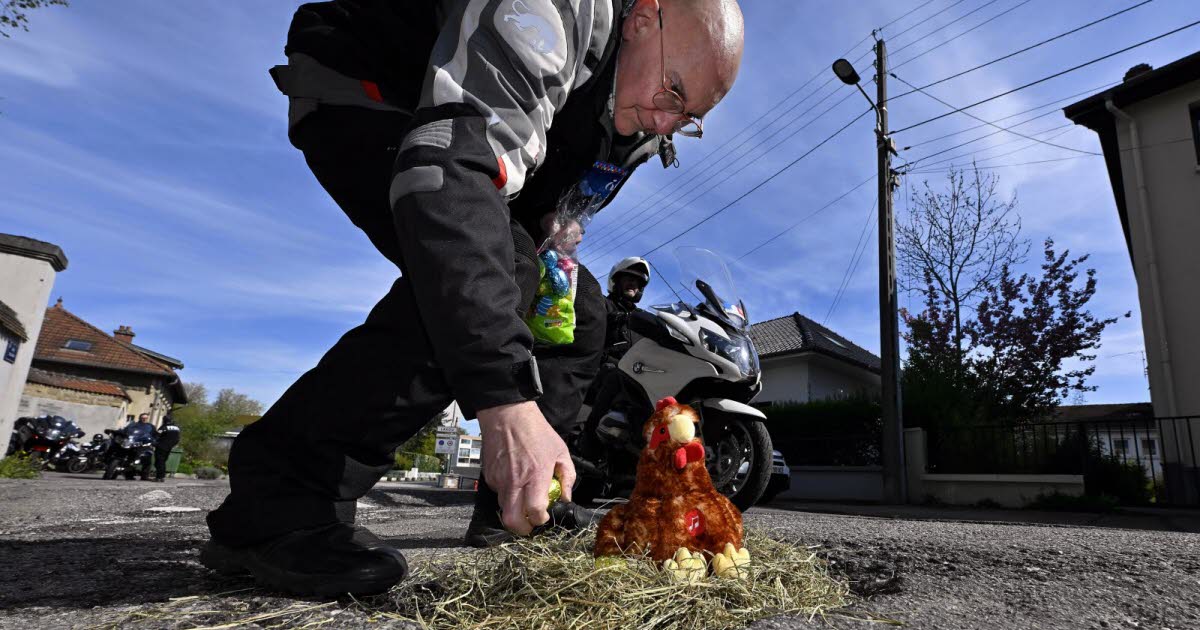 Grand Nancy. Les motards mettent des œufs de Pâques dans les nids-de-poule
