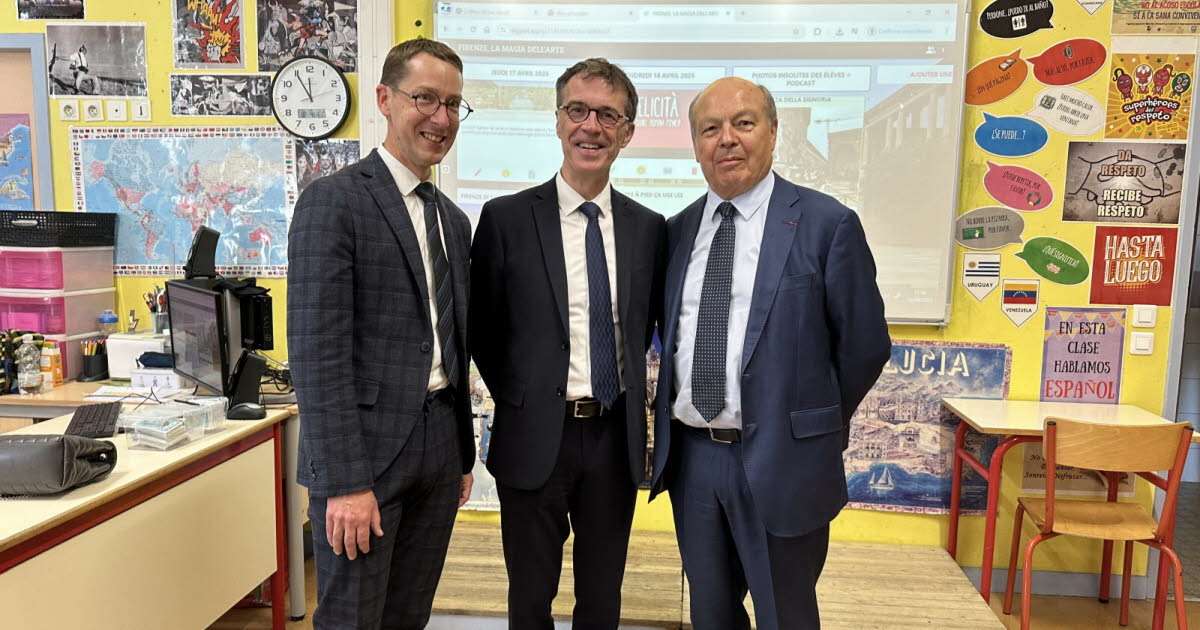 Annemasse. Le recteur de l’académie de Grenoble en visite pour évoquer les cours d'1h20 au collège Michel-Servet