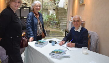 Montbard. Pascal Diano en dédicace à la librairie à fleur de mots pour son premier livre