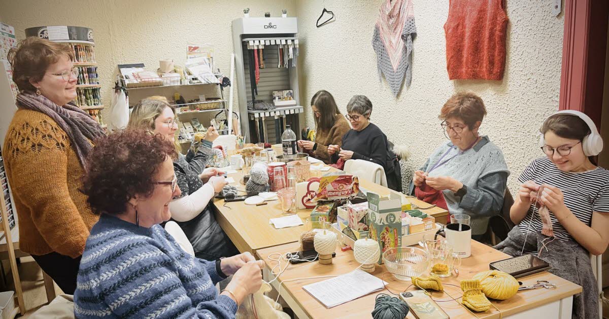 Bischheim. Détente, partage, complicité… quand le tricot permet de tisser du lien social
