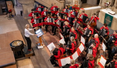 Strasbourg. Une cinquantaine d’accordéonistes en concert à l’église Saint-Pierre-le-Jeune