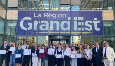 Strasbourg. Des jeunes français et allemands prêchent avec passion l’urgence d’économiser l’énergie