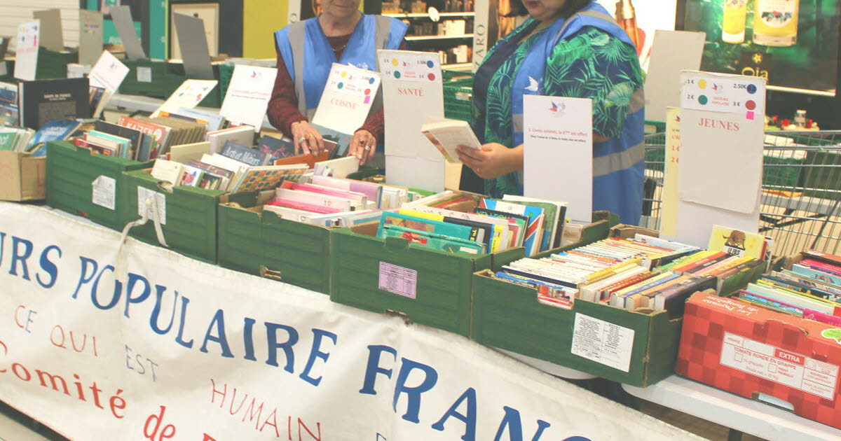 Valserhône. Une vente de livres au profit du Secours populaire