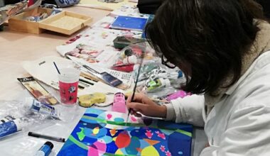 Reichstett. Les poissons s’exposent sous toutes les formes avec les apprentis peintres de l’atelier Van Gogh
