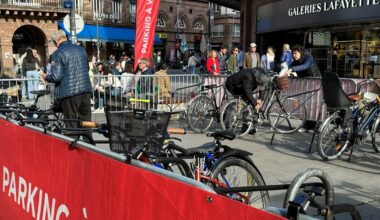 Strasbourg. Un parking vélo éphémère, gratuit et surveillé au centre-ville