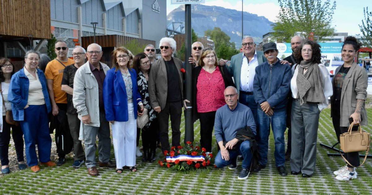 Saint-Martin-d’Hères. Une place pour la liberté, la révolution des Œillets honorée