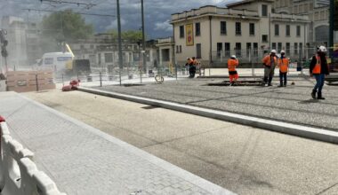 une traversée compliquée pour les piétons au niveau de la Halle Tony-Garnier