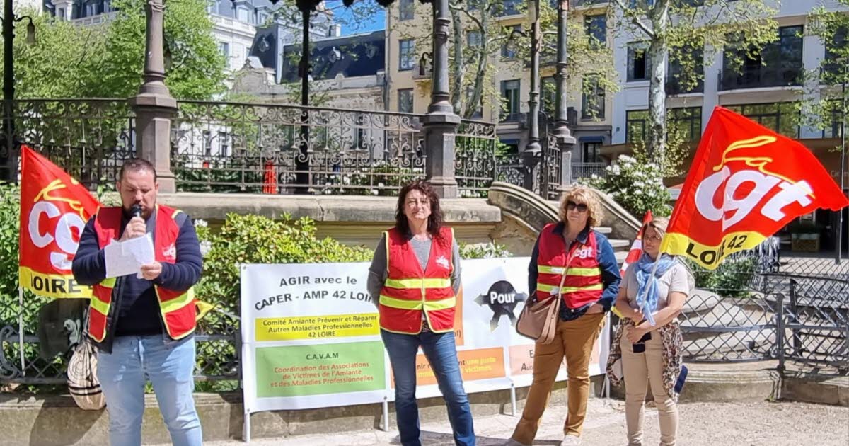 Saint-Étienne. Faible mobilisation pour la Journée mondiale de la santé et de la sécurité au travail