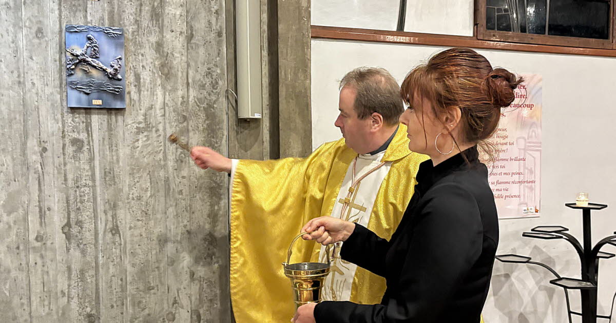 Herrlisheim. Mireille Werner a créé un chemin de croix pour l’église Saint-Arbogast