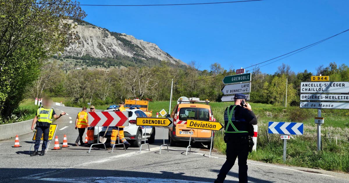 une vaste opération de police en cours au col Bayard