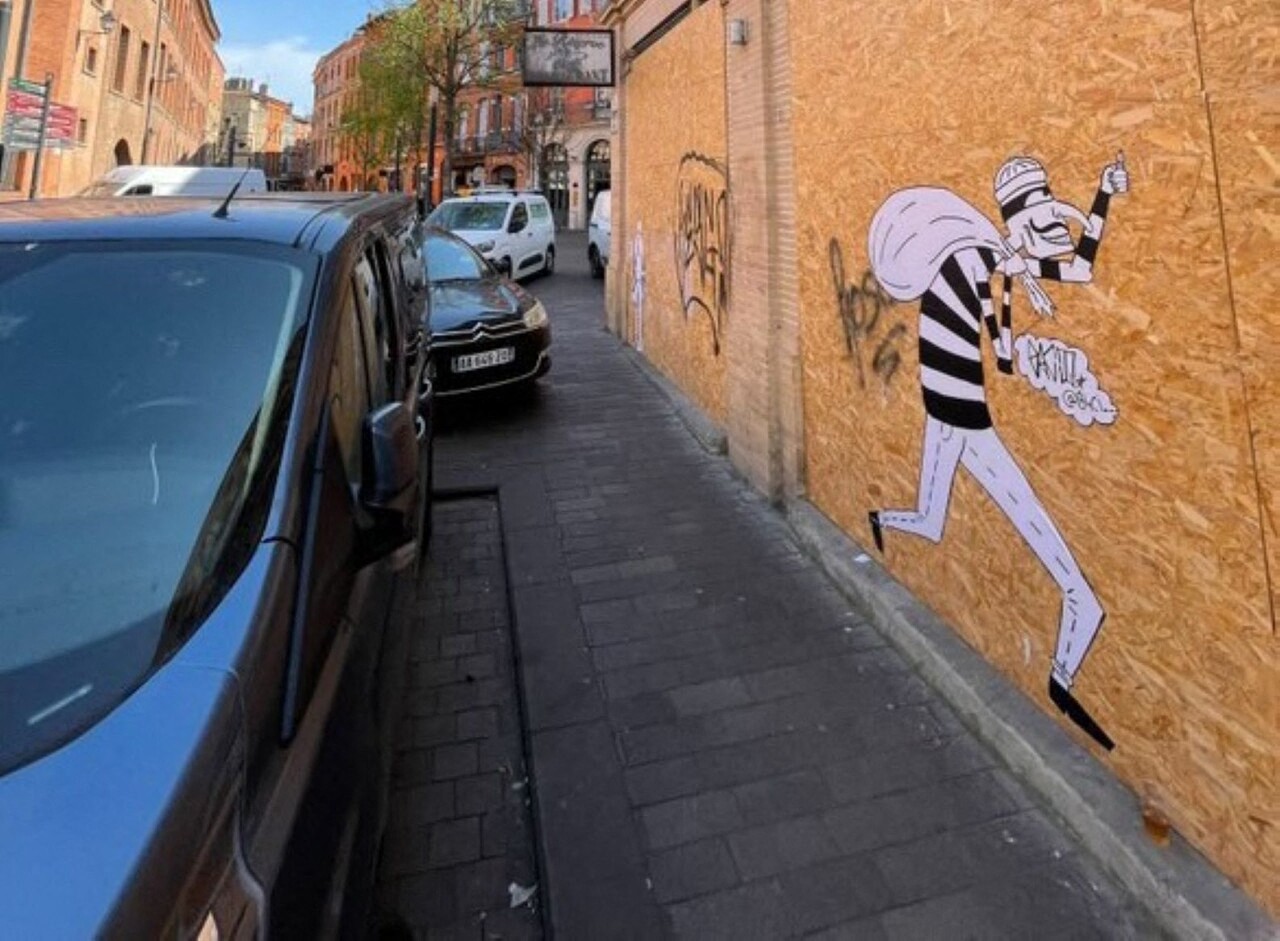 Cet artiste de Toulouse fait le buzz sur les réseaux sociaux avec son concept de street art