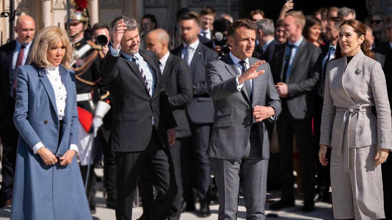 Le roi Frederik X et la reine Mary visitent Notre-Dame de Paris et l'Assemblée nationale