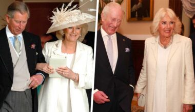 La reine Camilla reporte sa tenue de mariage le jour de ses noces de porcelaine en Italie
