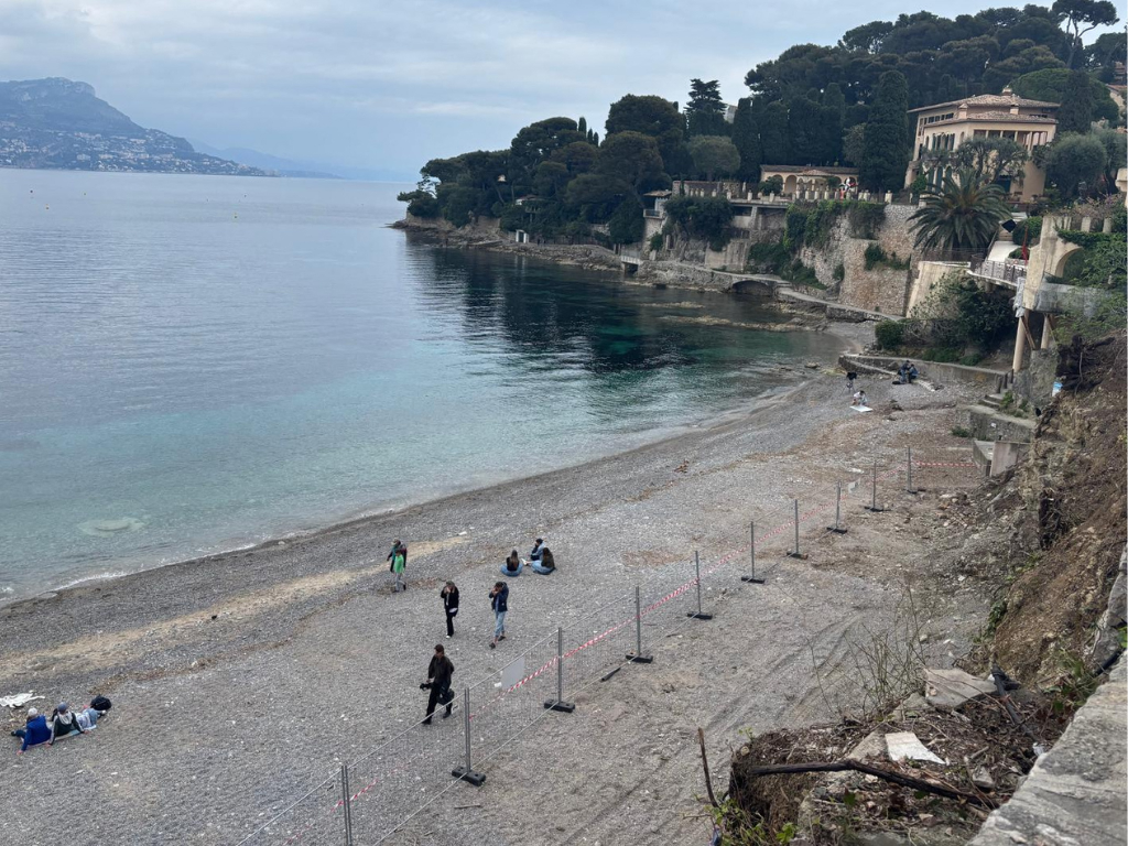 Près de Nice. Cette sublime plage en travaux va se transformer : "Vraiment dommage"