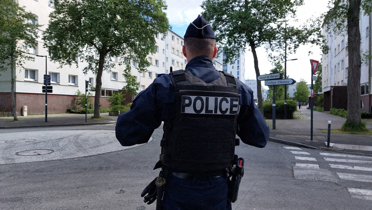 la police et la CRS 82 mobilisées dans le quartier de Cleunay