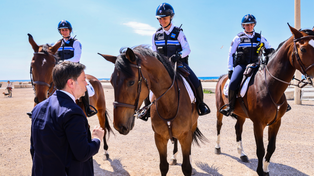 À Marseille, la police municipale monte sur ses grands chevaux