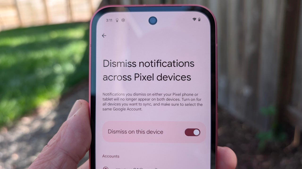Pixel 9a dismiss notifications across Pixel devices settings