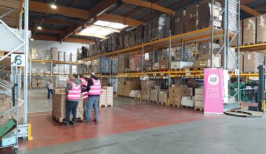 Les Restos du Cœur quittent leur local pour un entrepôt tout neuf à Petit-Quevilly