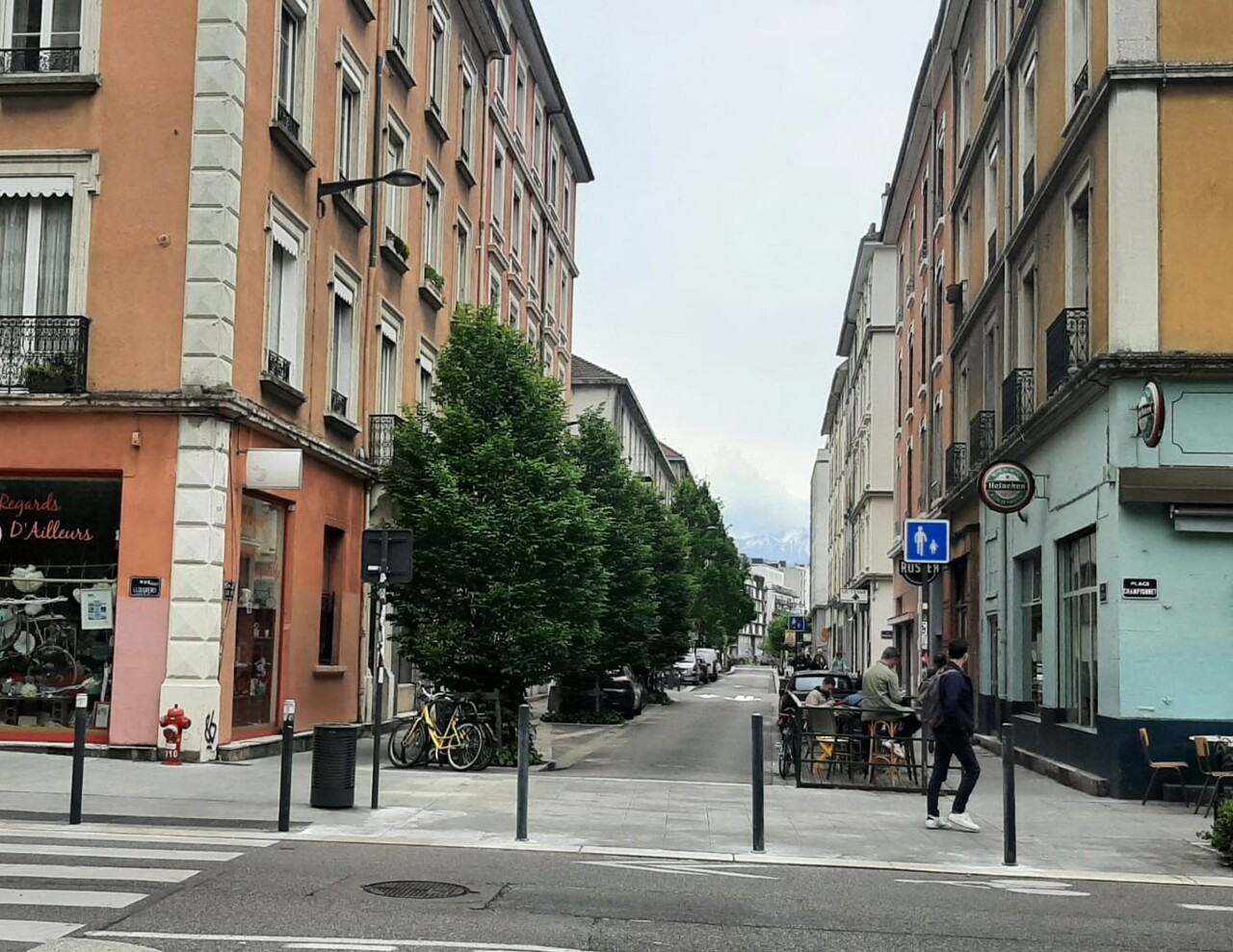 Grenoble. Cette rue devenue piétonne ne fait pas l'unanimité : "C'est une privatisation"