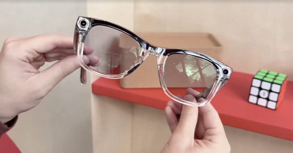 L'édition limitée transparente des Meta Ray-Ban