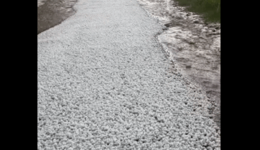 VIDEO. Un orage de grêle soudain s'abat sur cette commune près de Saint-Etienne