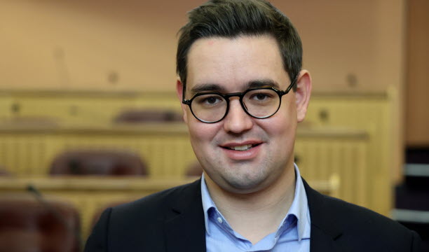 Thibaud Philipps, maire d’Illkirch-Graffenstaden et vice-président en charge des mobilités au conseil régional Grand Est.   Photo Laurent Rea