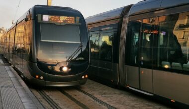 La circulation des trams C et D a été perturbée par un incident à Bordeaux, la police judiciaire sur place