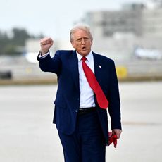 Donald Trump, photographié le 3 avril 2025. 