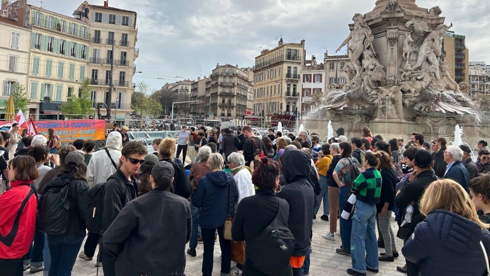 300 personnes ont participé à une contre-manifestation du RN à Marseille