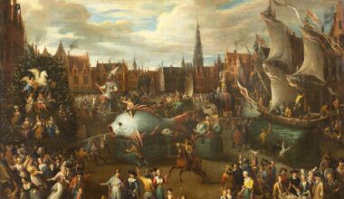 Alexander van Bredael, Fête traditionnelle à Anvers avec le géant Druon Antigon