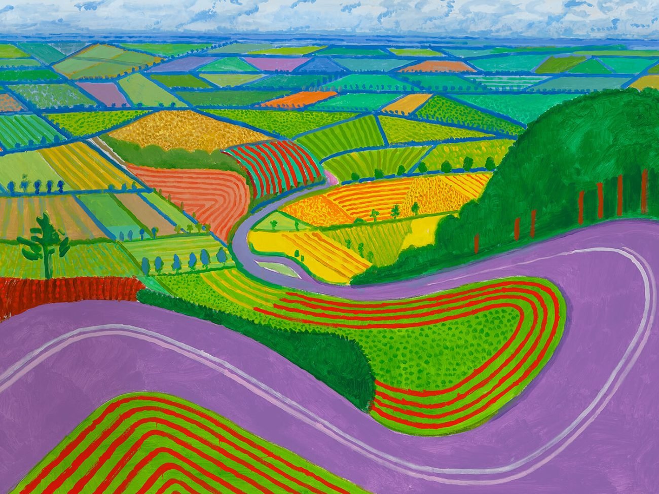 David Hockney, Garrowby Hill