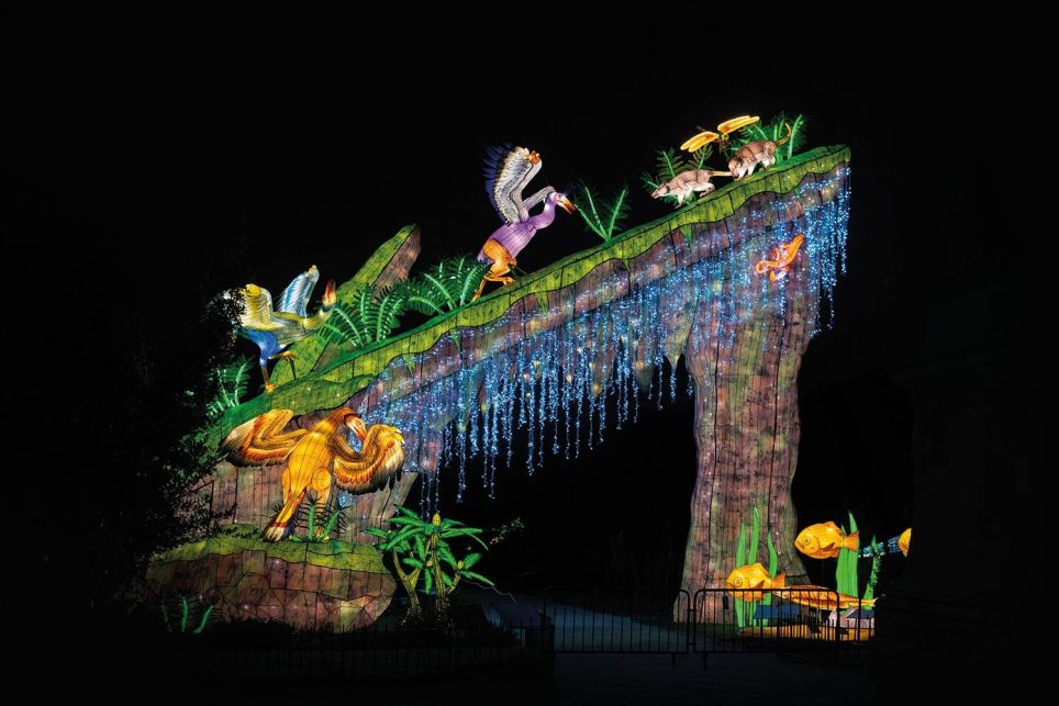 « Jurassique en voie d’illumination » au Jardin des Plantes, Paris