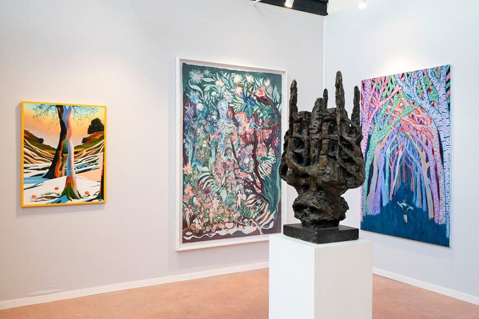 Tess Dumon, Tamaris Borrelly et Diane Chu chez Dumonteil Contemporary
