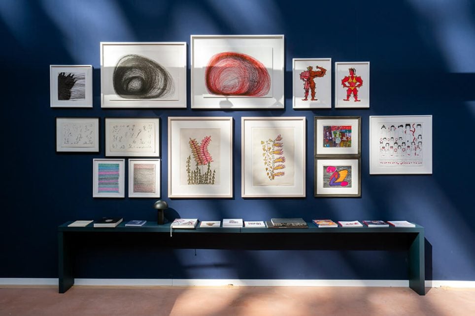 Jacqueline B, Mary T. Smith, Guo Fengyi et Aloïse Corbaz chez Christian Berst