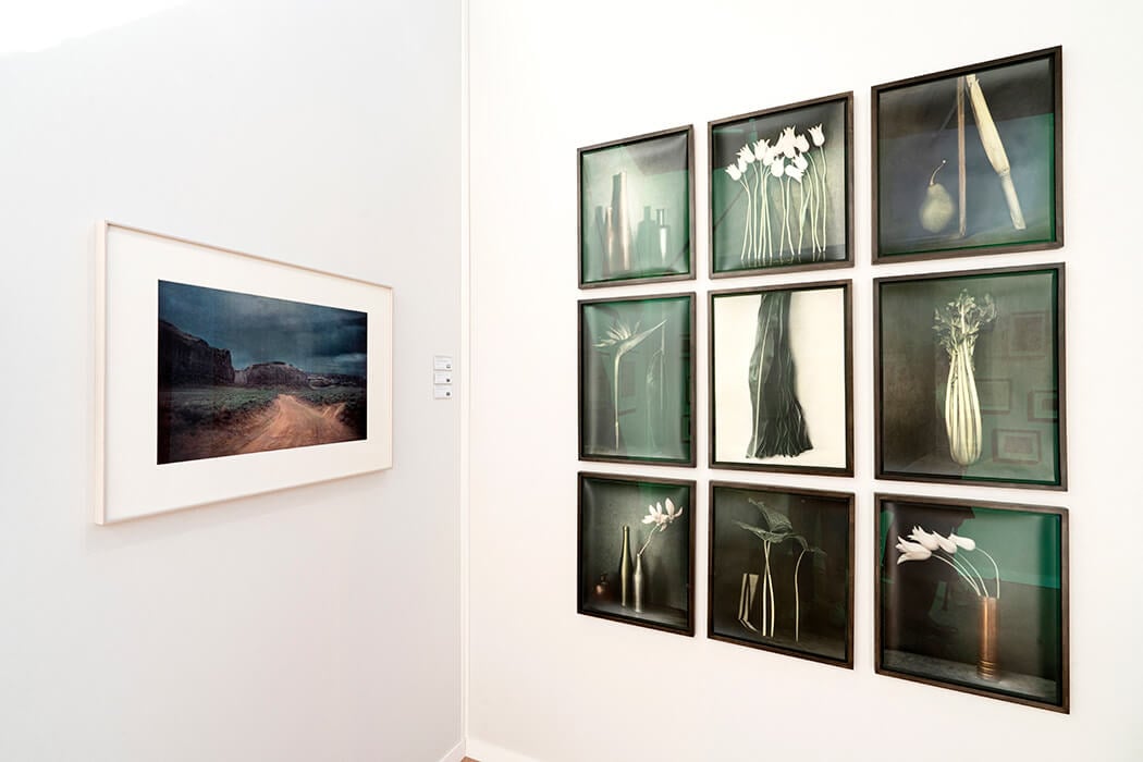 Stand de la galerie Camera Obscura : Ingar Krauss et Bernard Plossu