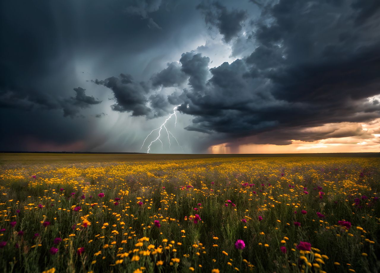 une météo chaude avec plus de 25°C suivie par de violents orages ?
