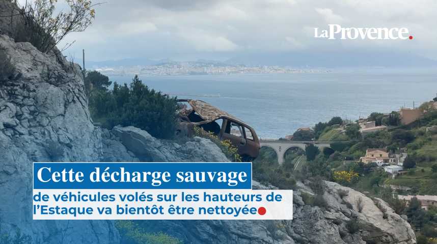 à l’Estaque, une décharge sauvage en plein cœur des collines