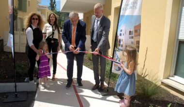 Les premiers locataires sont arrivés l'hiver dernier: le maire Édouard Friedler a inauguré cette nouvelle résidence de logements sociaux au Beausset