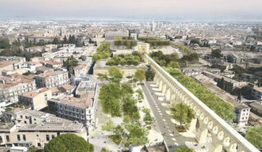la place Max-Rouquette à Montpellier se métamorphose en jardin urbain