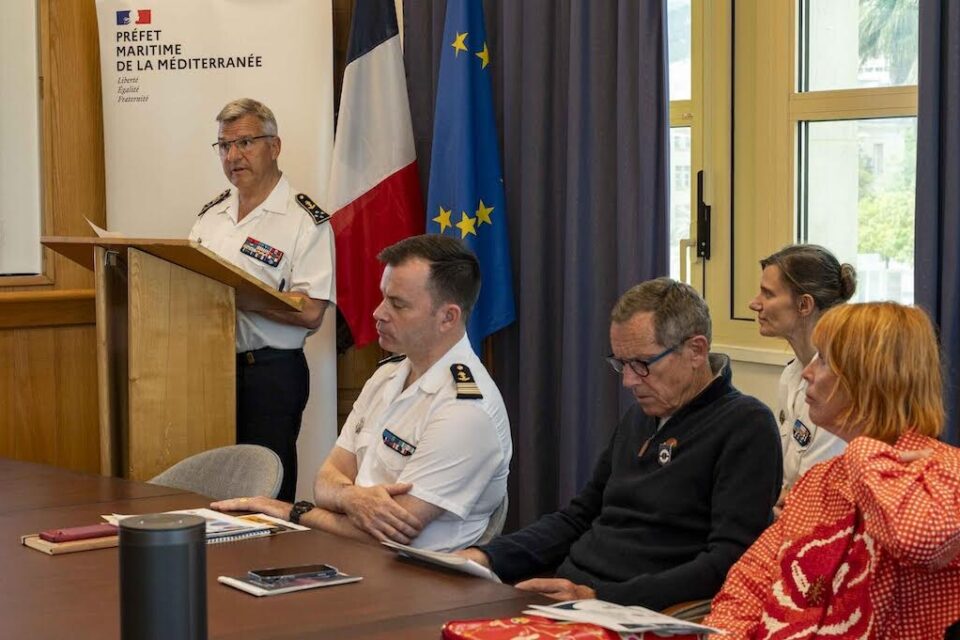 Christophe Lucas, le préfet maritime de la Méditerranée lance la campagne 2025