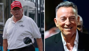 Donald Trump attaque Bruce Springsteen avec une balle de golf dans une vidéo truquée devenue virale