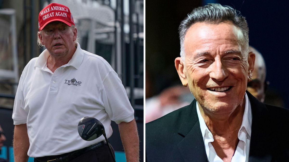 Donald Trump attaque Bruce Springsteen avec une balle de golf dans une vidéo truquée devenue virale
