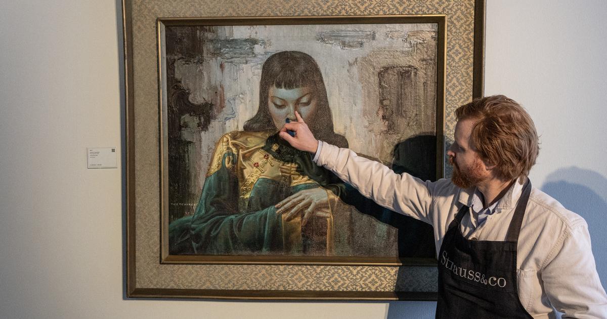 La Dame de l'Orient de Tretchikoff pulvérise le record mondial du peintre