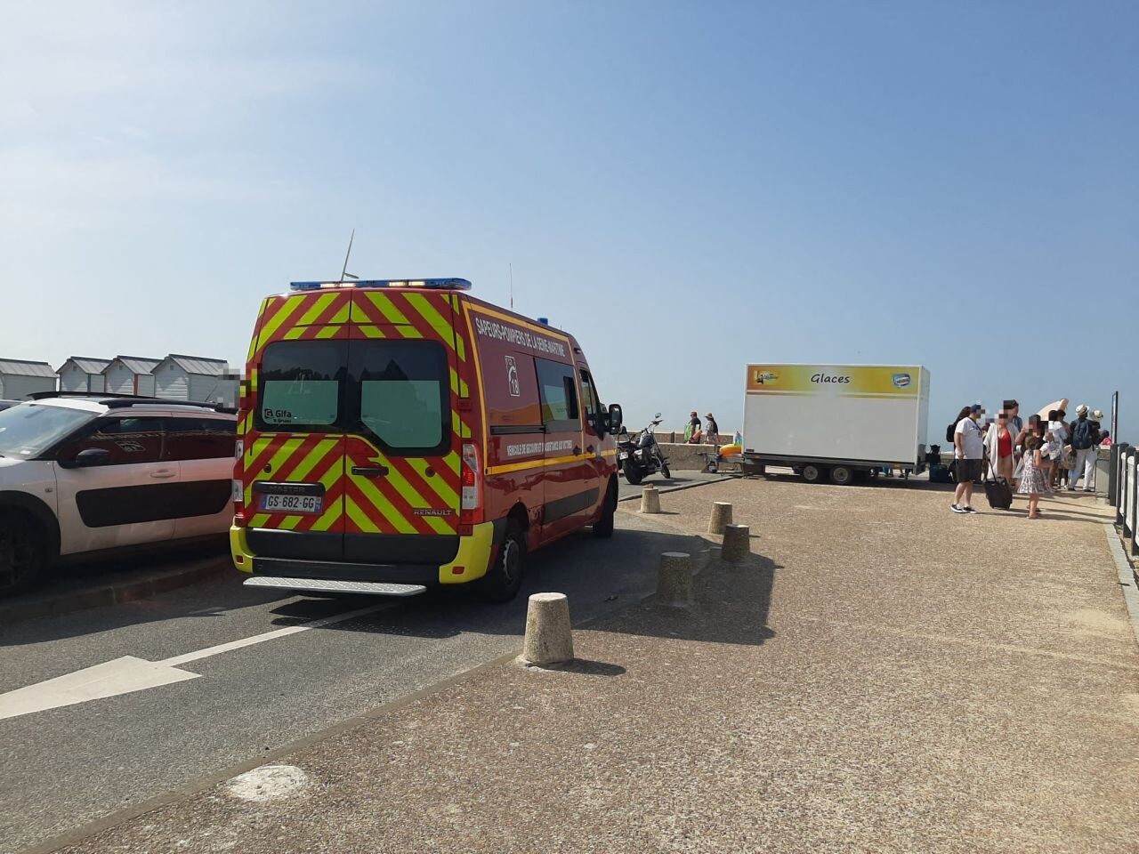 Nice. Un homme victime d'une noyade à la plage, les pompiers interviennent en urgence