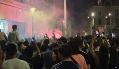 plusieurs centaines de personnes dans les rues du Mans