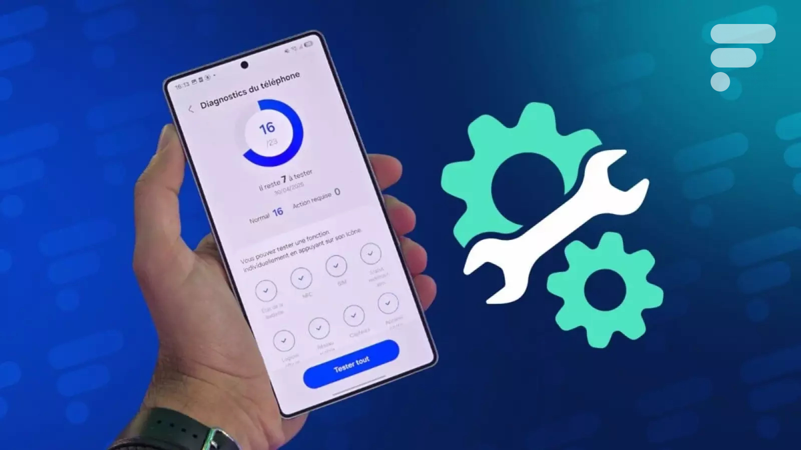 testez le bon fonctionnement de votre smartphone