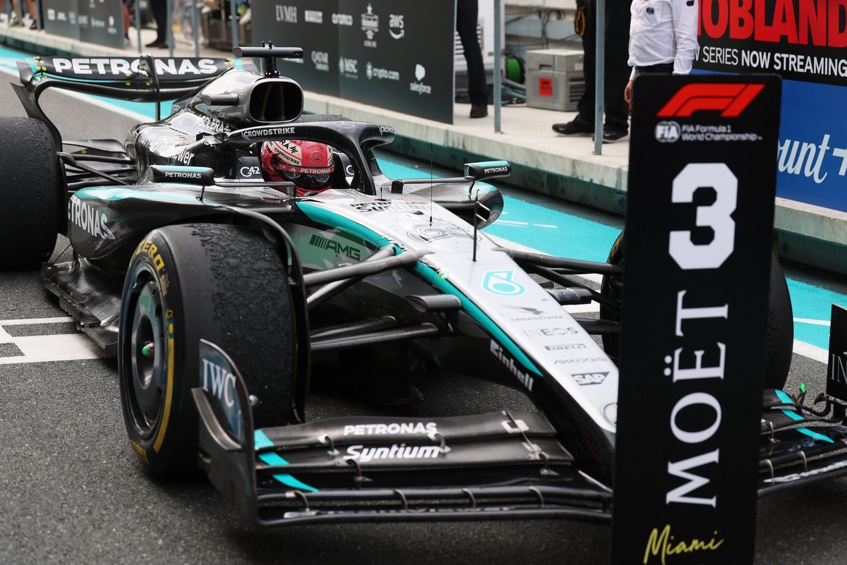 Red Bull porte réclamation contre George Russell à Miami