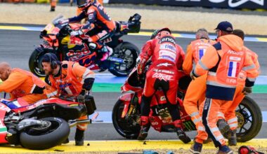 Bagnaia frustré d'avoir été percuté : "Ma stratégie était la bonne"