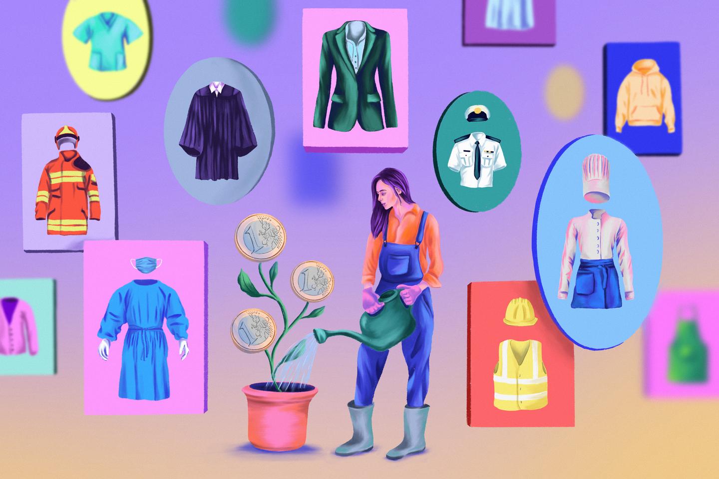 « Ma mère nous a transmis une inquiétude liée à l’argent »